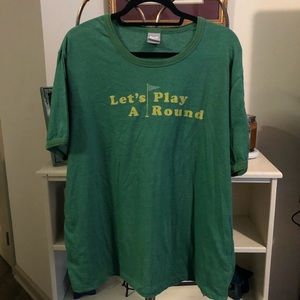 Utility Green Men’s Golf Graphic Tee Shirt